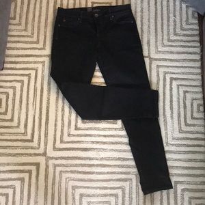 Black stretch skinny jeans